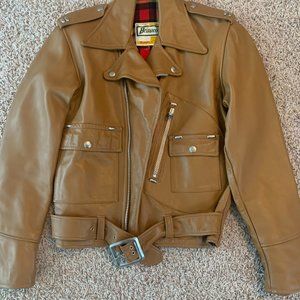 Brimaco Women's Leather Motorcycle Jacket